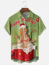 Men's Christmas Funny Graphic Short Sleeve Hawaiian Shirt
